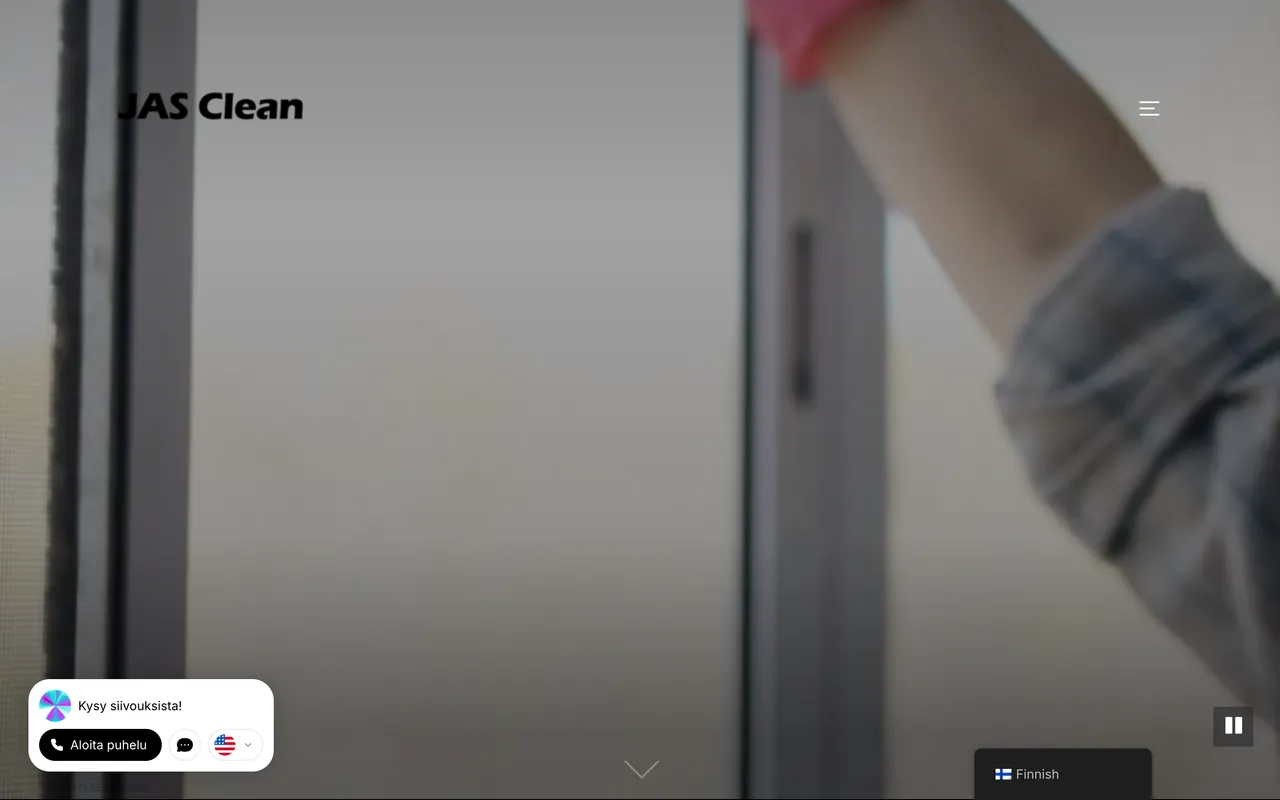 Screenshot: Jasclean.fi