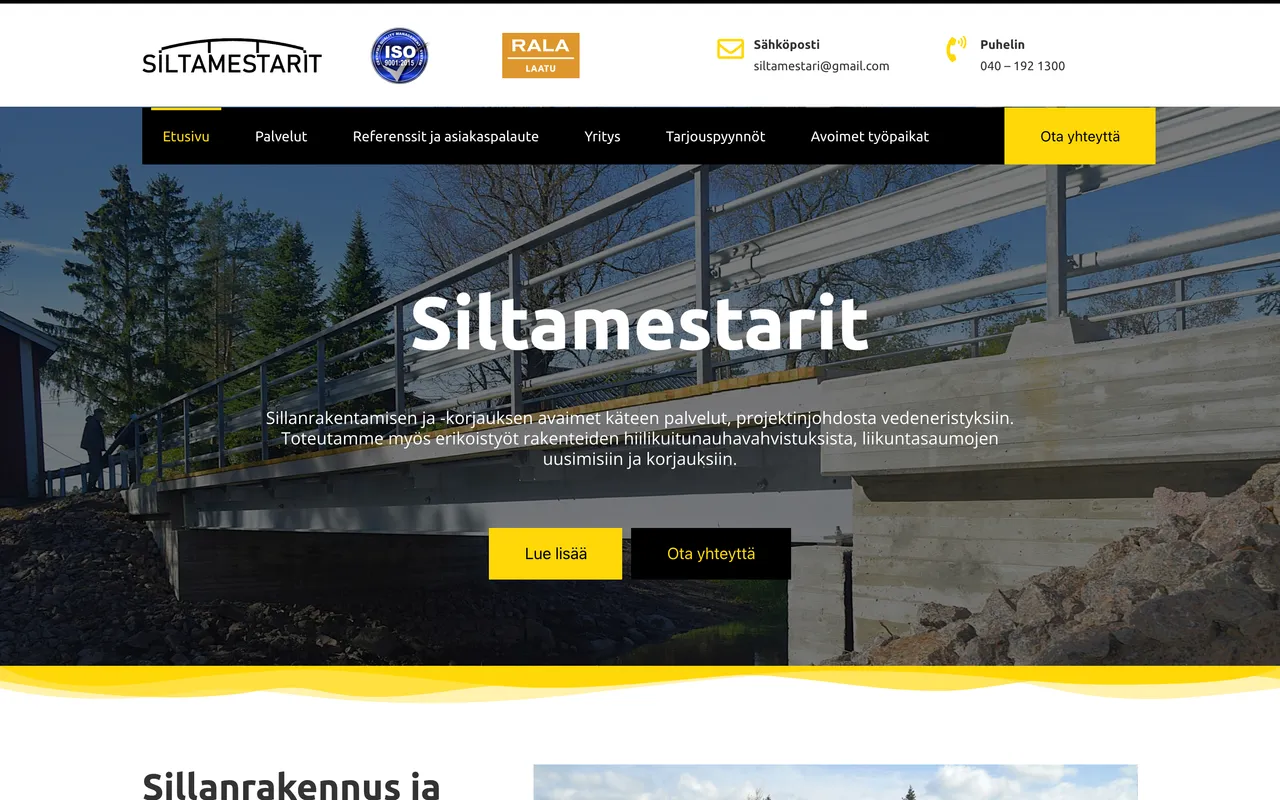 Screenshot: Siltamestarit.com