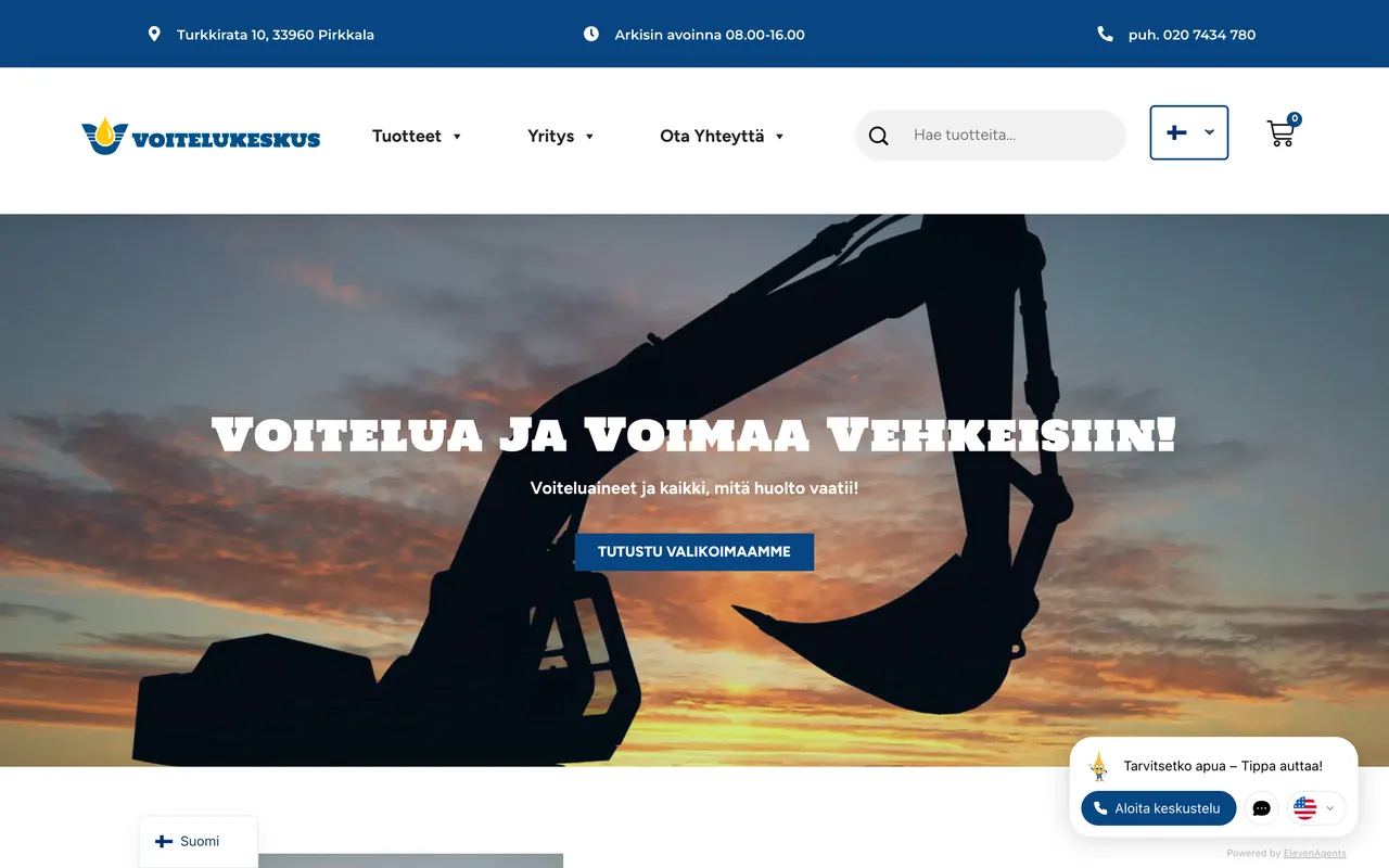 Screenshot: Voitelukeskus.fi